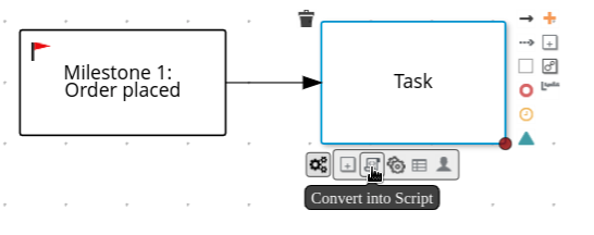 convert to a script task