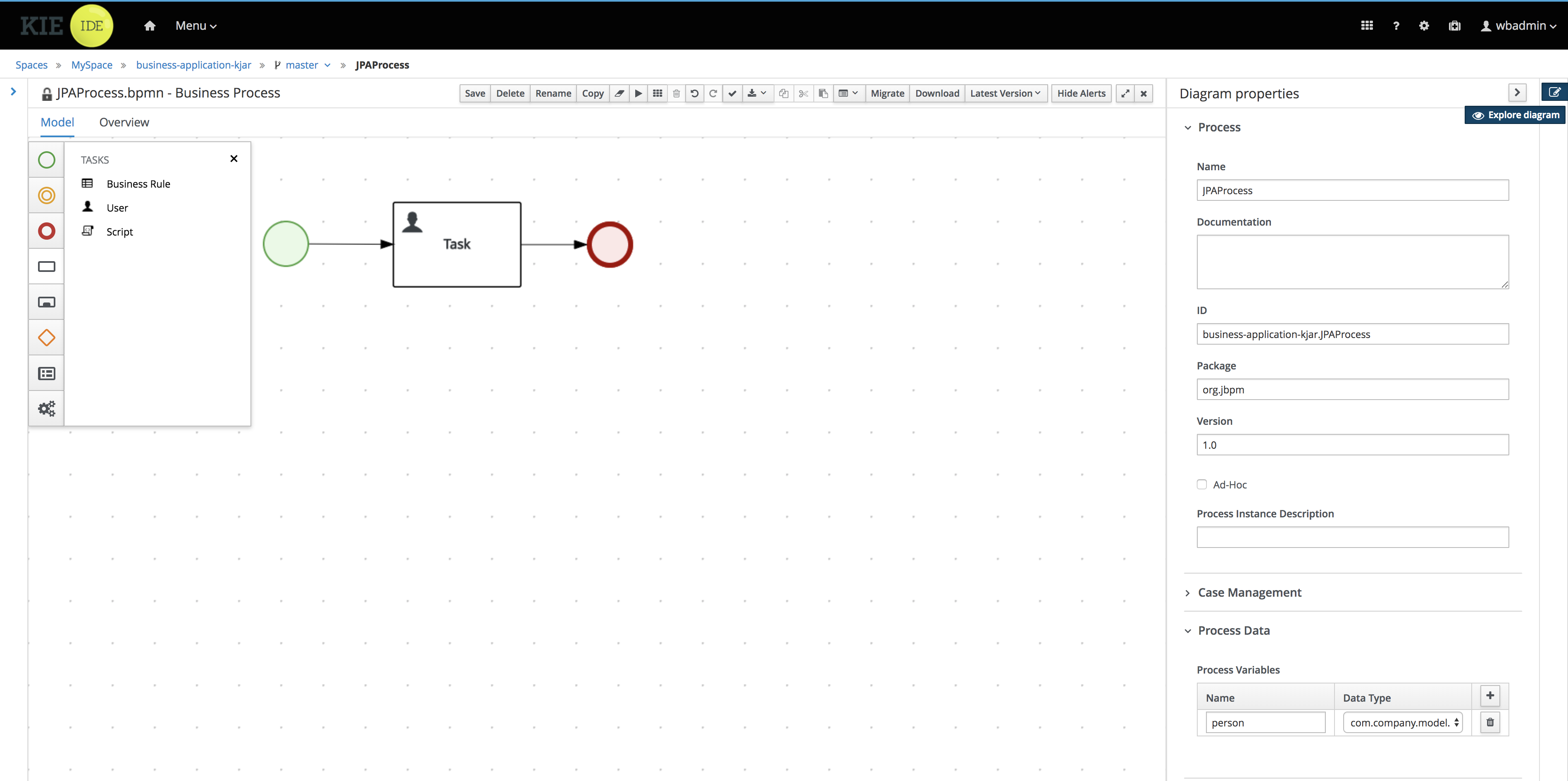 tutorial 4 process with jpa user task