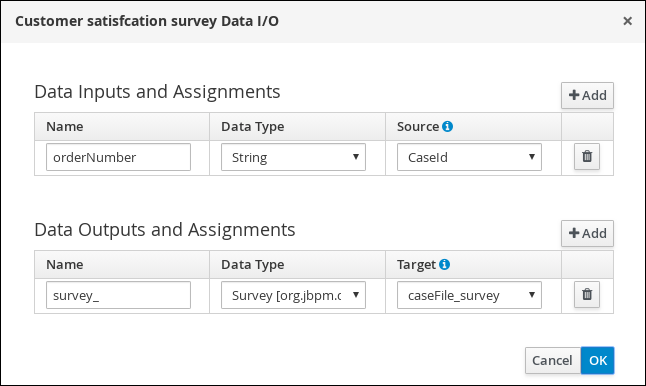 survey I/O values