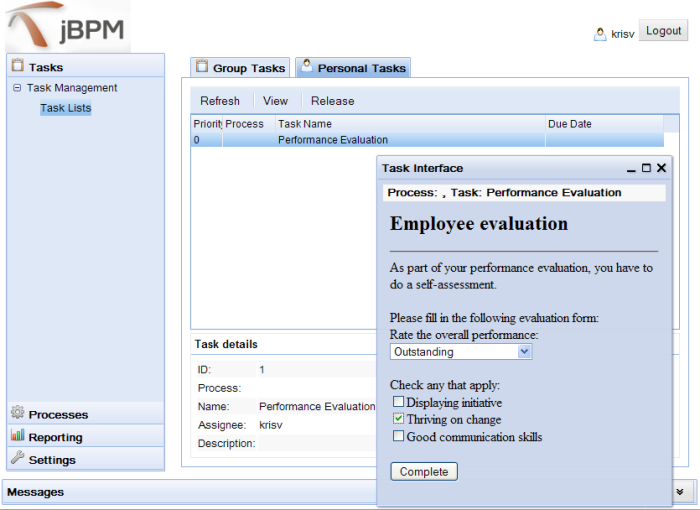 Managing your tasks