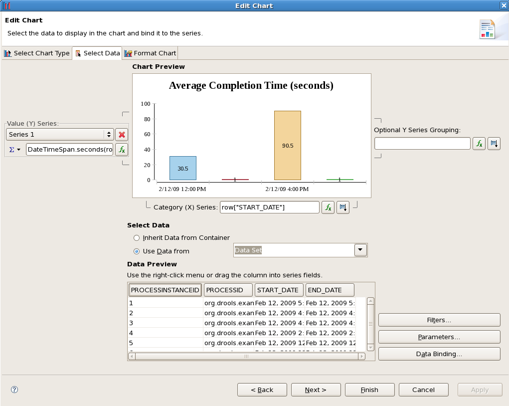 Creating a report using Eclipse BIRT