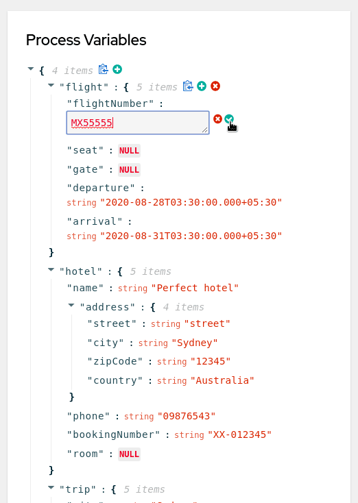Image of updating attributes on process variables in Management Console