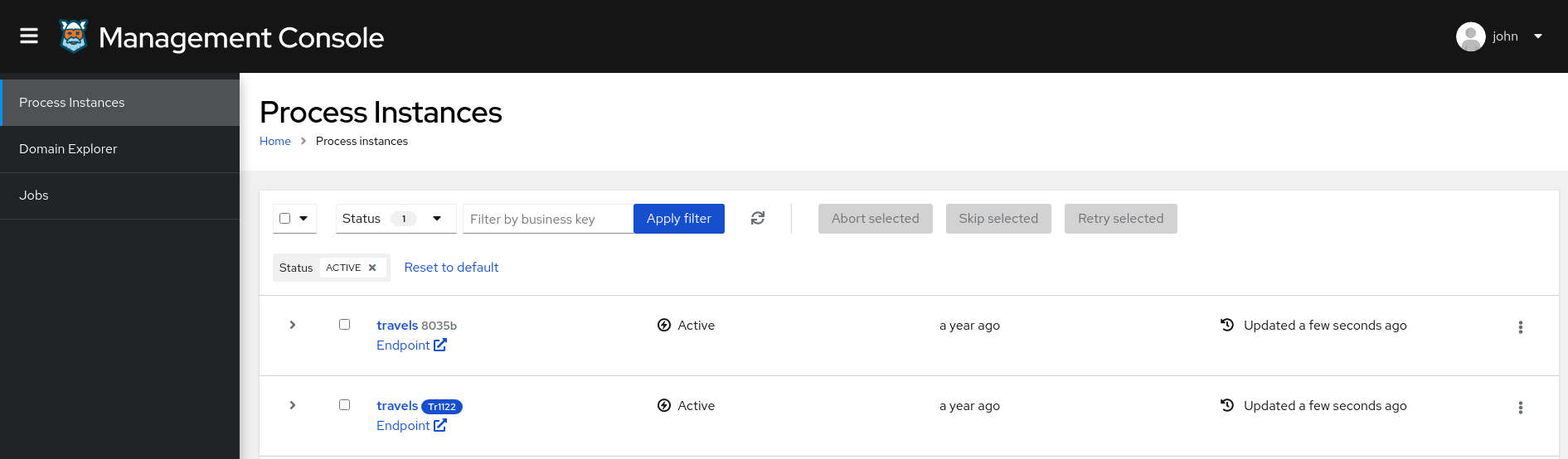 Image of Kogito Management Console
