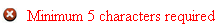 <rich:message> component