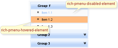 Classes names