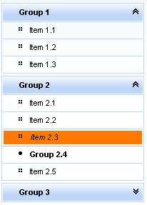 Redefinition styles with predefined classes