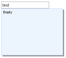 <rich:suggestionbox> with empty list
