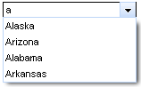 <rich:comboBox> with "selectFirstOnUpdate" attribute.