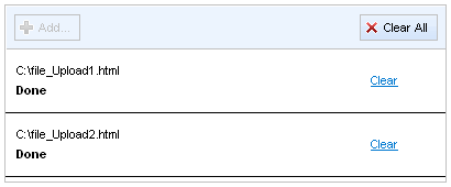 <rich:fileUpload> with "maxFilesQuantity" attribute
