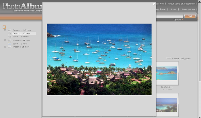 Image size control
