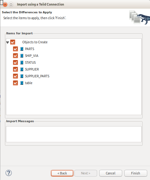Review Model Updates Dialog