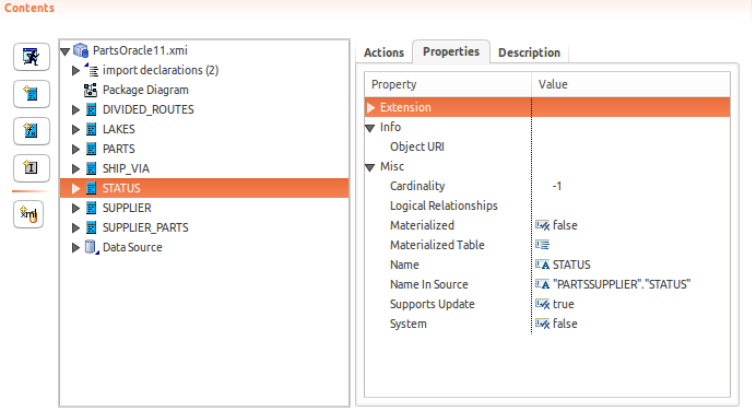 Model Editor Tab