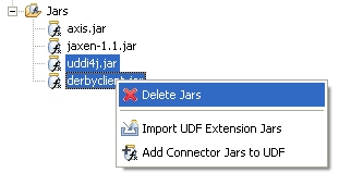 Delete UDF Jars