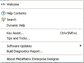 Help Menu