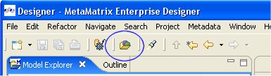 Find Model Object Action In Toolbar