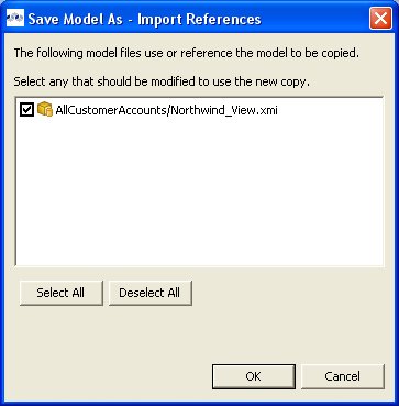 Save Model As Dialog