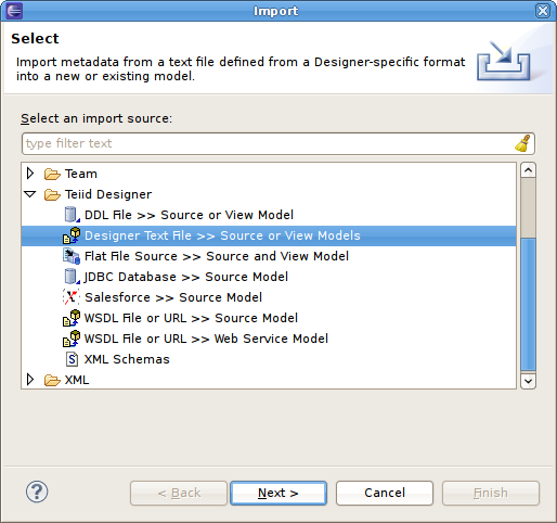 Import From Designer Text File