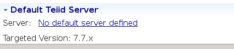 Default Server Status Panel