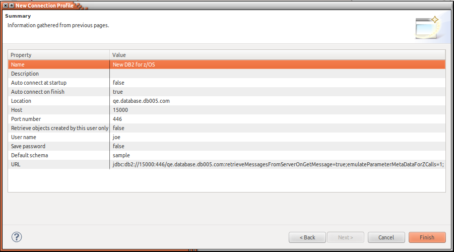 DB2 z/OS Properties