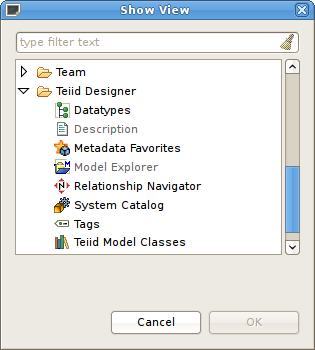 Eclipse Show View Dialog