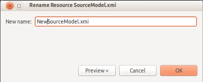 Rename Model File Dialog