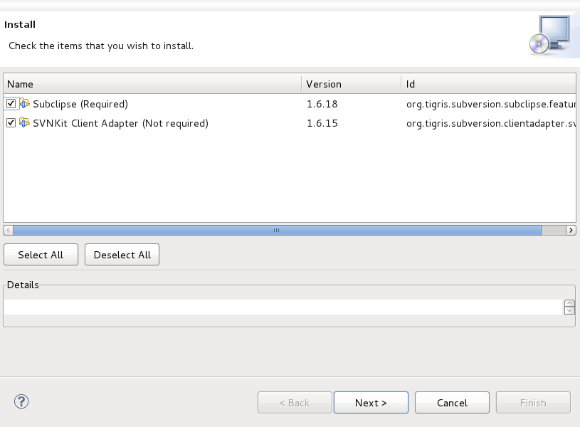 Component selection