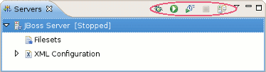 Servers Toolbar