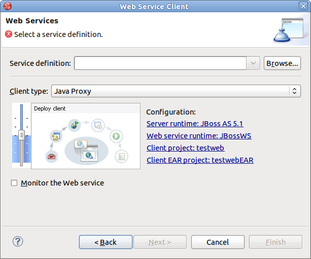 Web Services client creation