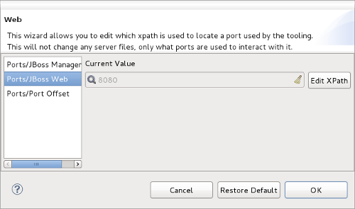 Server Ports Preferences
