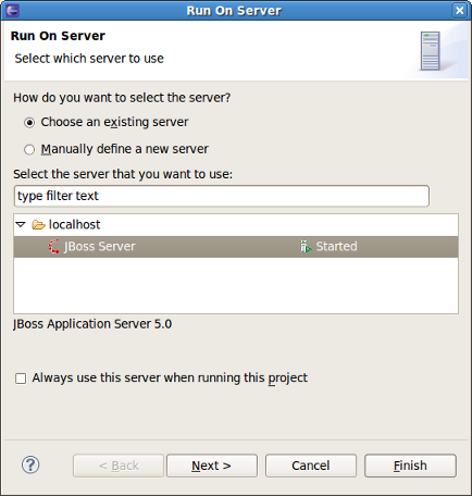 Define a New Server