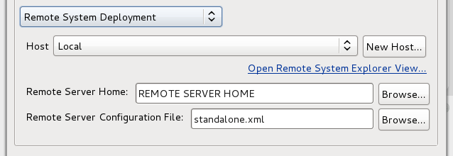 Remote System Server Creation for AS 7.x / EAP 6.x