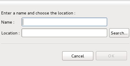 Adding a new Forge runtime dialog box.