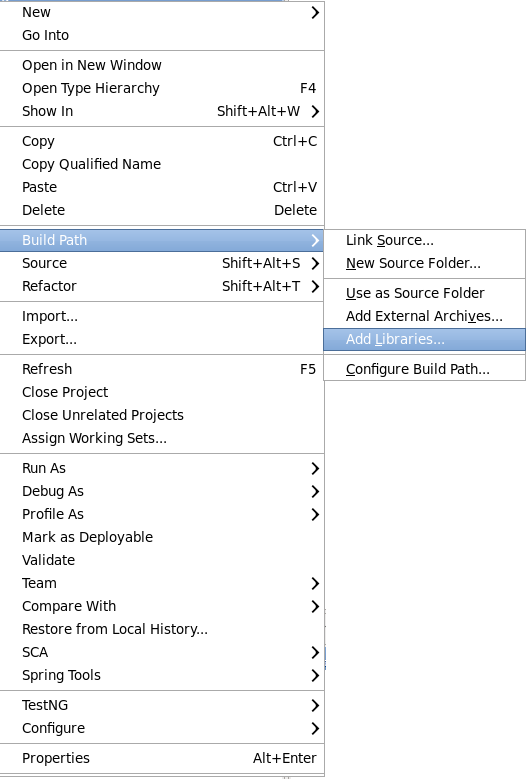 Add Libraries