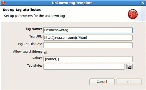 Template Dialog