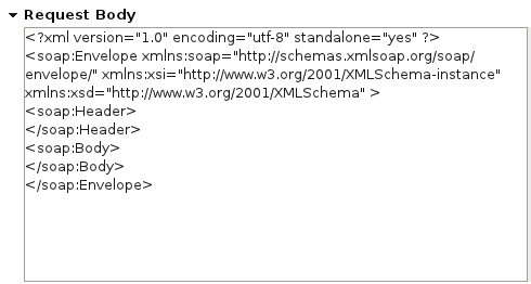 JAX-WS Body Text