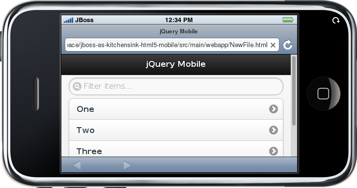To rotate the view between portrait and landscape modes, click any corner of the simulated device.