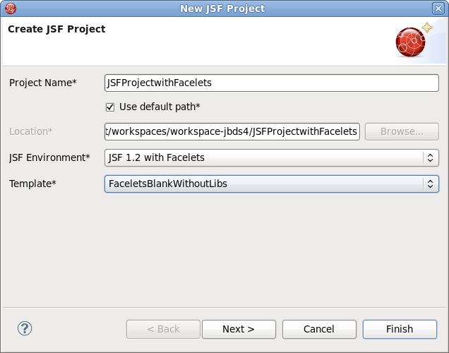 Choosing Facelets Environment