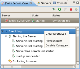 Event Log Actions