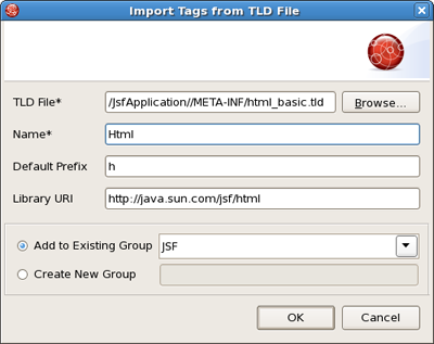 Import Tags From TLD File Form