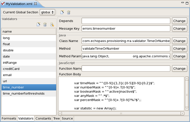 Validators Viewer