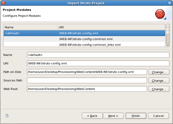 Configuring Project Modules