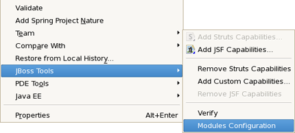 Choosing Modules Configuration