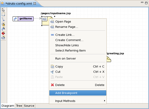 Adding Breakpoint