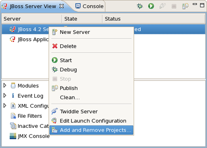 Add and Remove Projects