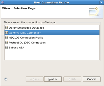 Connection Profile Selecting