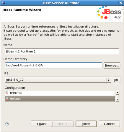 Specifying Target Runtime Configurations