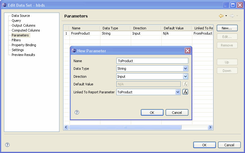 Adding New Parameter