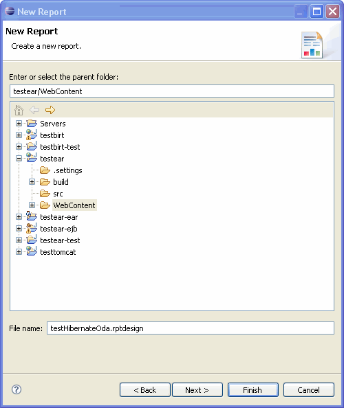 Creating New Birt Report