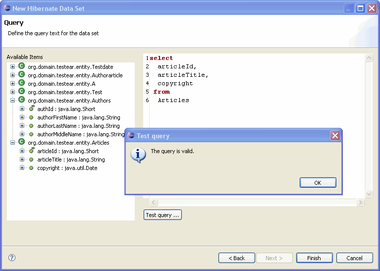Testing Query