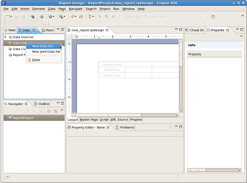 Create a Data Set